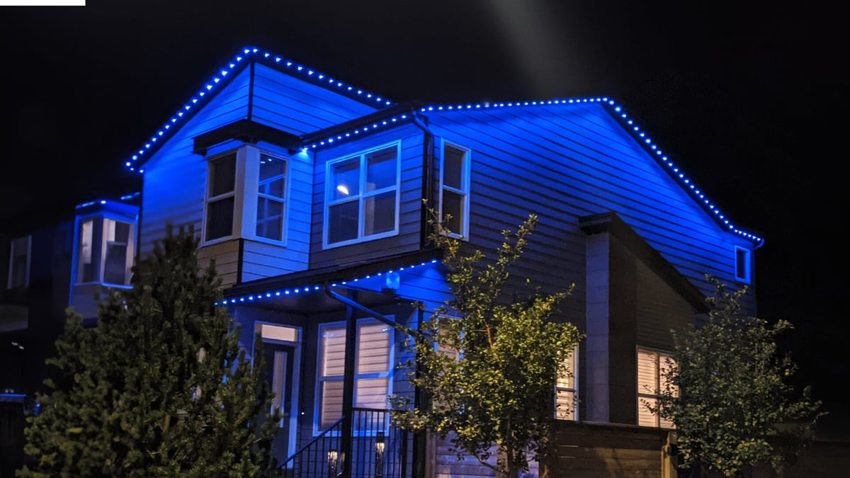 Permanent Christmas Lights Installation — CN Electrical licensed electricians serving the Chilliwack area
